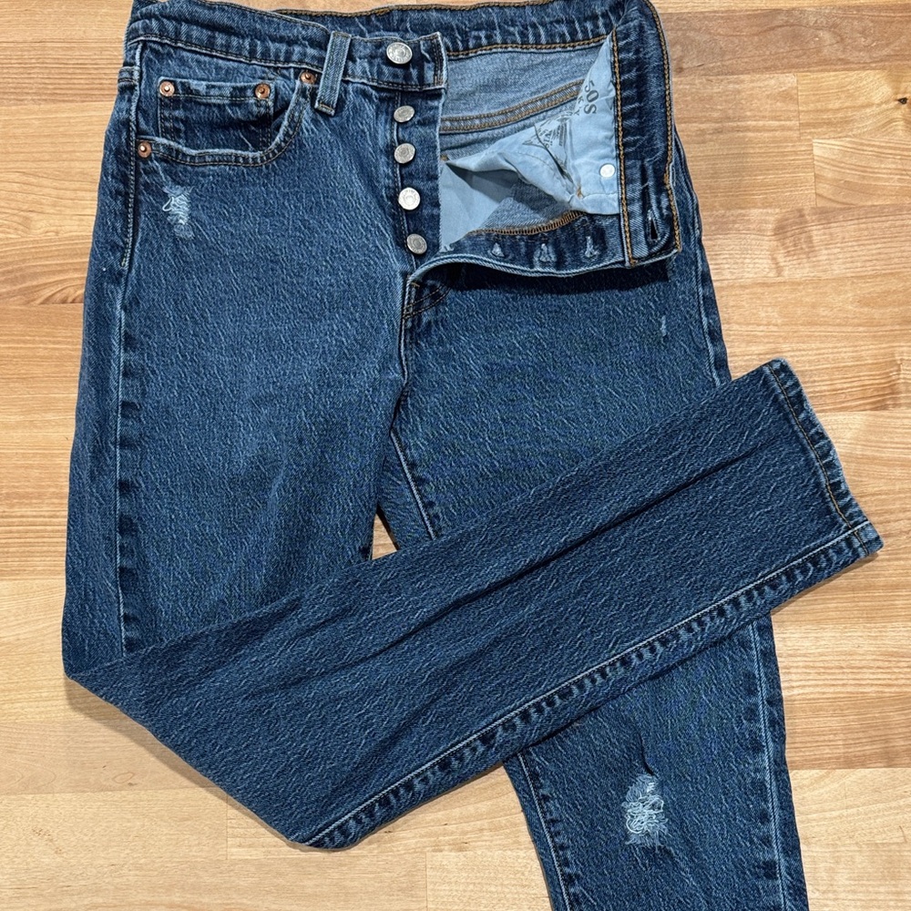 Women's Levi 501s Blue Jeans